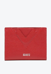 PORTA CARTÕES ELLIE COURO VERMELHO S 46058 0111 0017 SCHUTZ - Vintedoisk